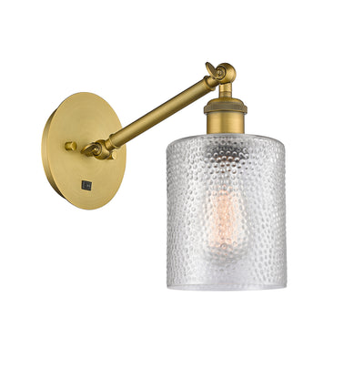 Ballston Sconce Cast Brass Steel Glass