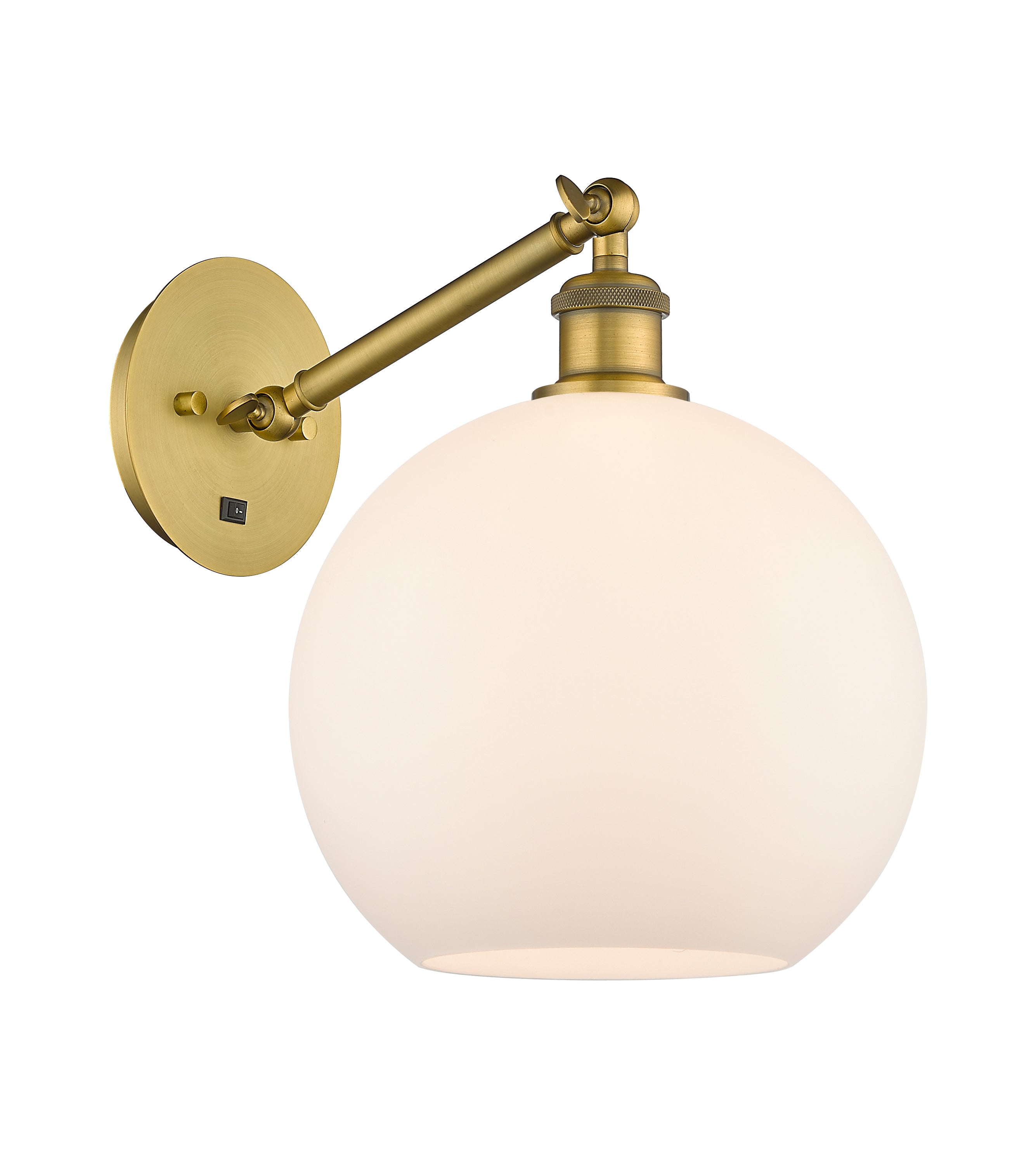 Ballston Sconce Cast Brass Steel Finish