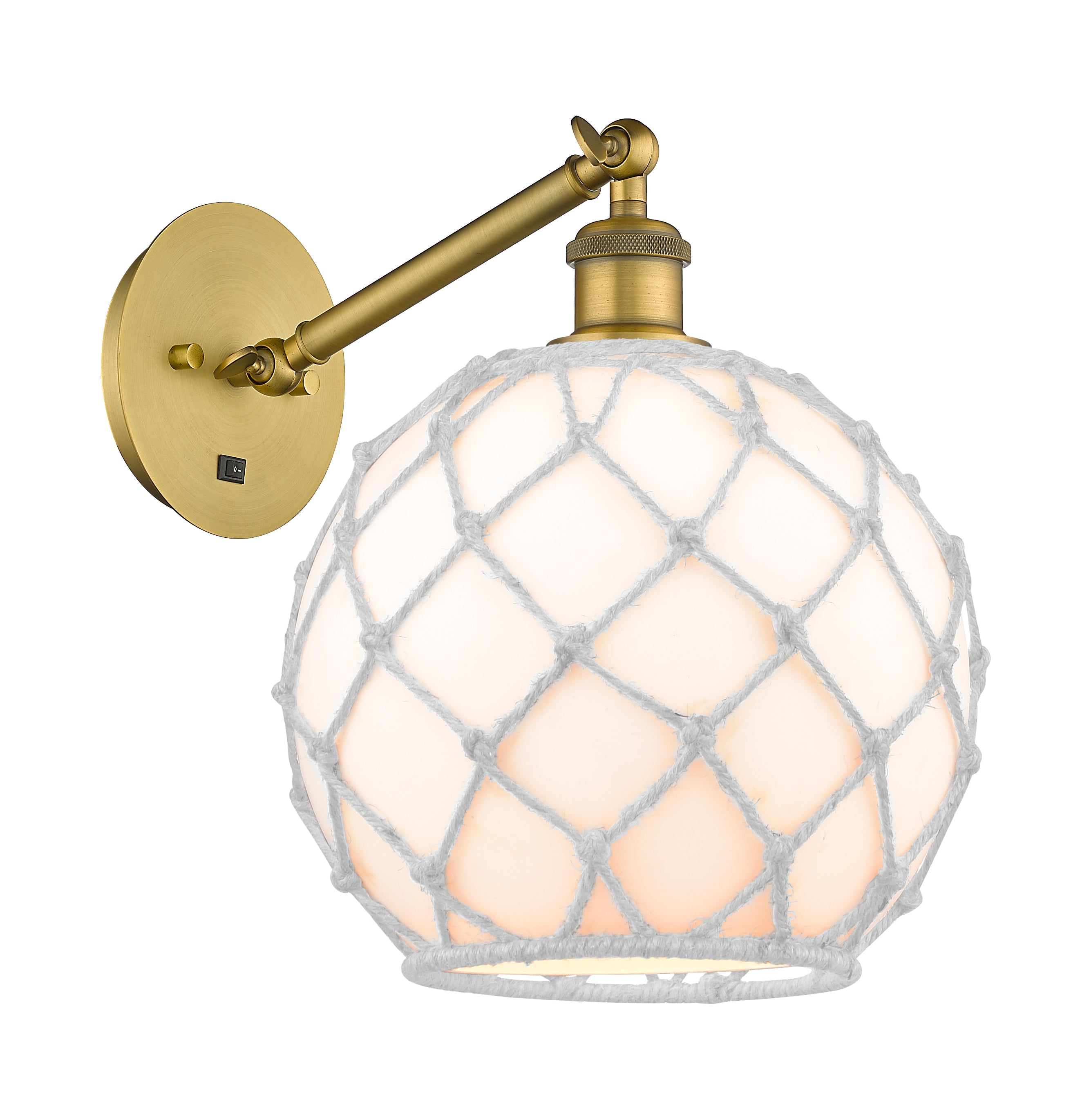 Ballston Sconce Cast Brass 12 Inch