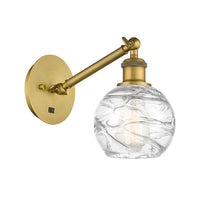 Ballston Sconce Cast Brass Glass Steel