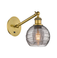 Ballston Sconce Cast Brass Glass Steel