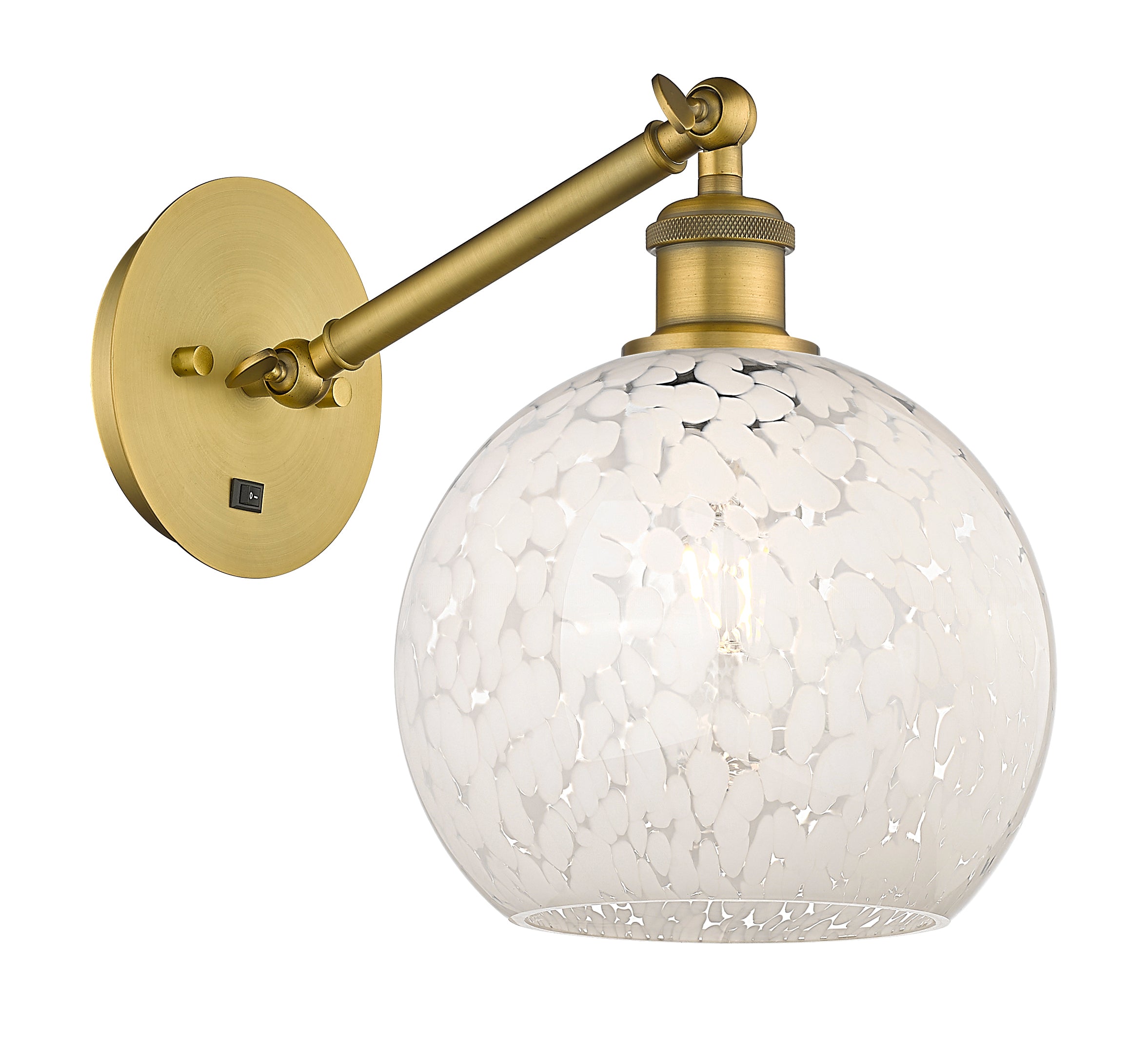 Ballston Sconce Cast Brass 8 Inch Height