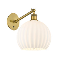 Ballston Sconce Cast Brass 10 Inch Height