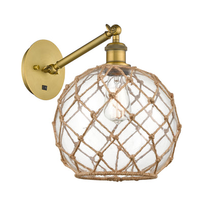 Ballston Sconce Cast Brass 12 Inch