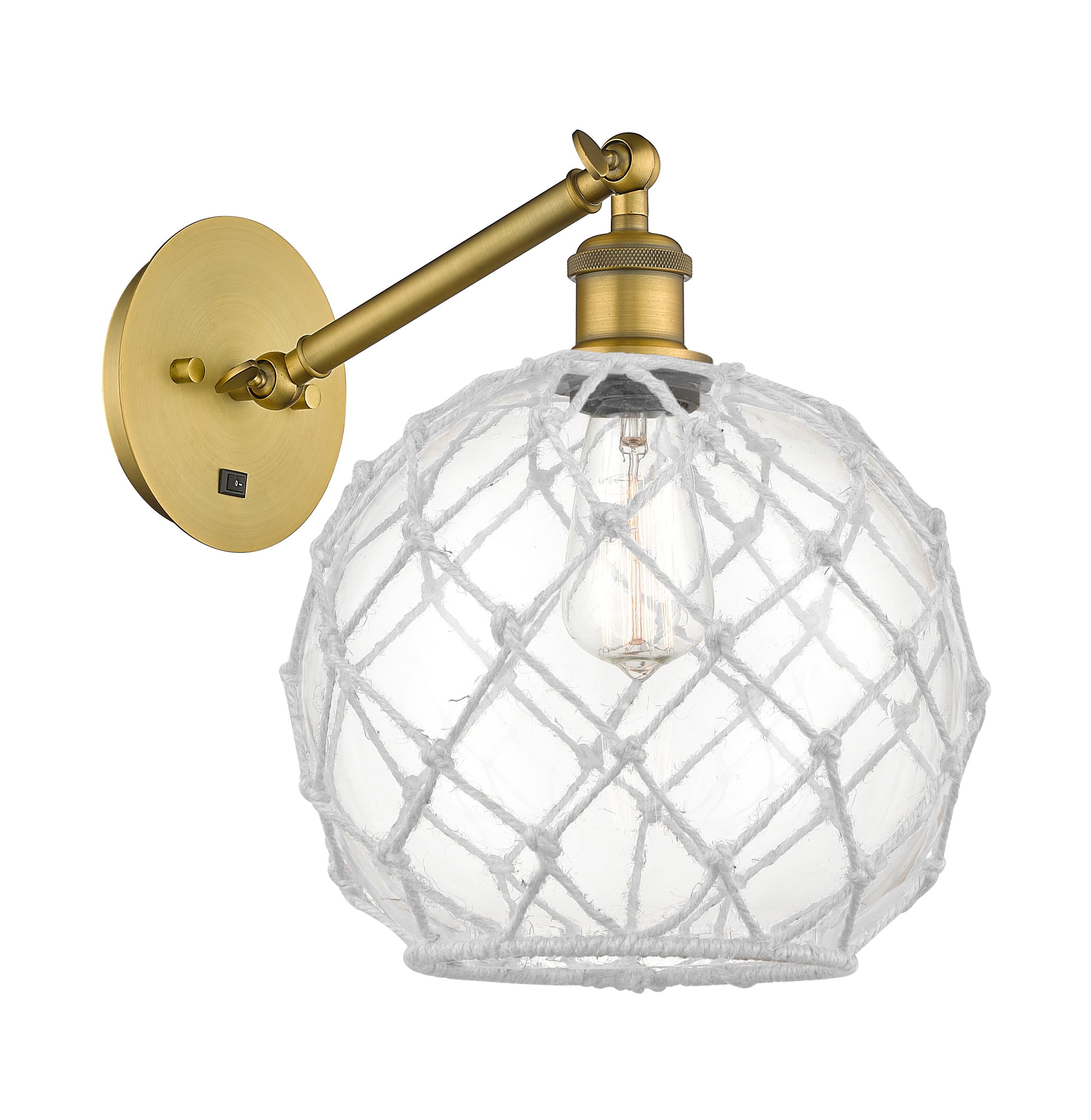 Ballston Sconce Cast Brass 12 Inch