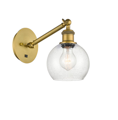 Ballston Sconce Cast Brass Steel Glass