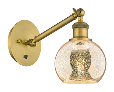 Ballston Sconce Cast Brass Steel Glass