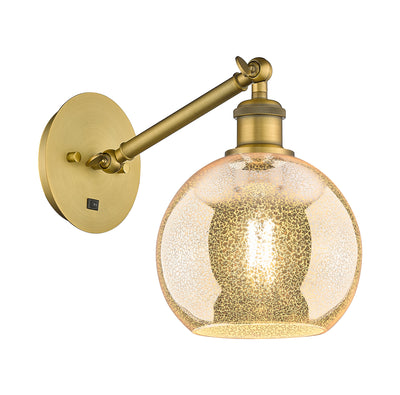 Ballston Sconce Cast Brass Steel Glass