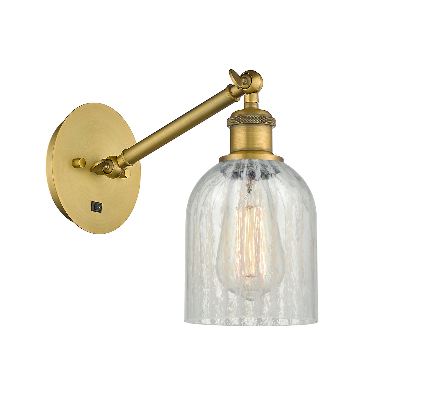 Ballston Sconce Cast Brass 9 Inch