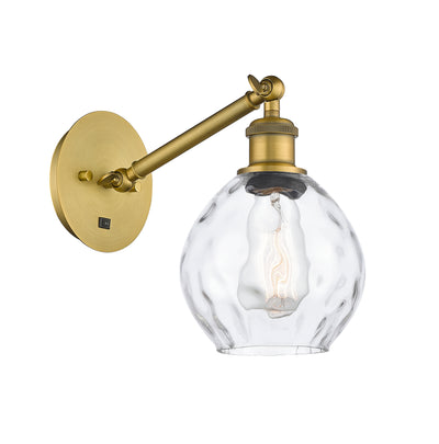 Ballston Sconce Cast Brass Steel Glass