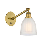 Ballston Sconce Cast Brass 8 Inch