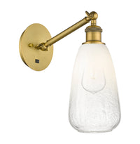 Ballston Sconce Cast Brass Steel Glass
