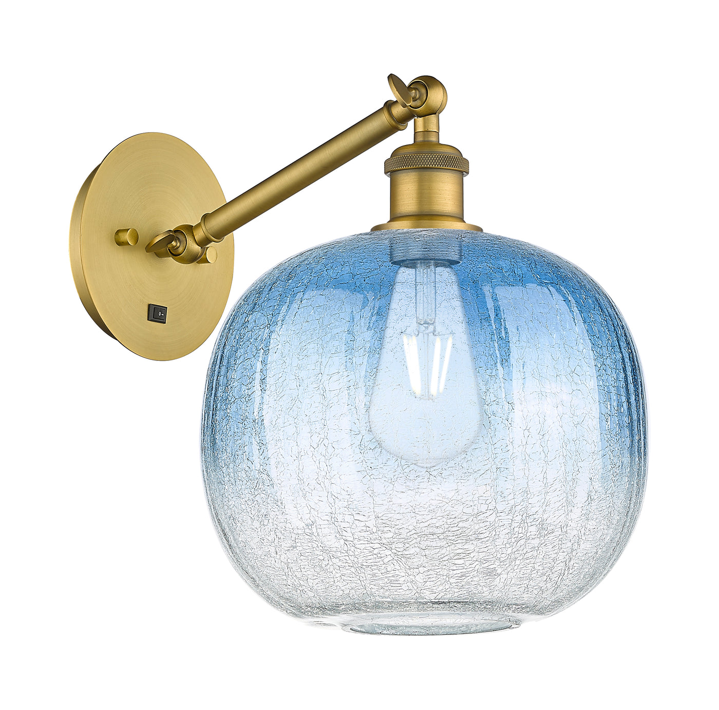 Ballston Sconce Cast Brass Glass Steel