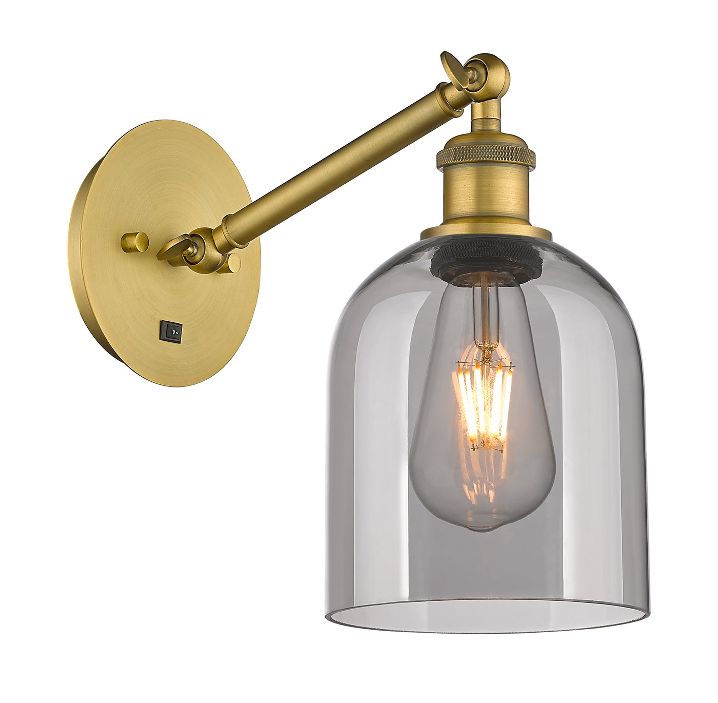 Ballston Sconce Cast Brass 15 Inch Height