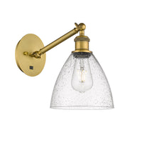 Ballston Sconce Cast Brass Glass Steel