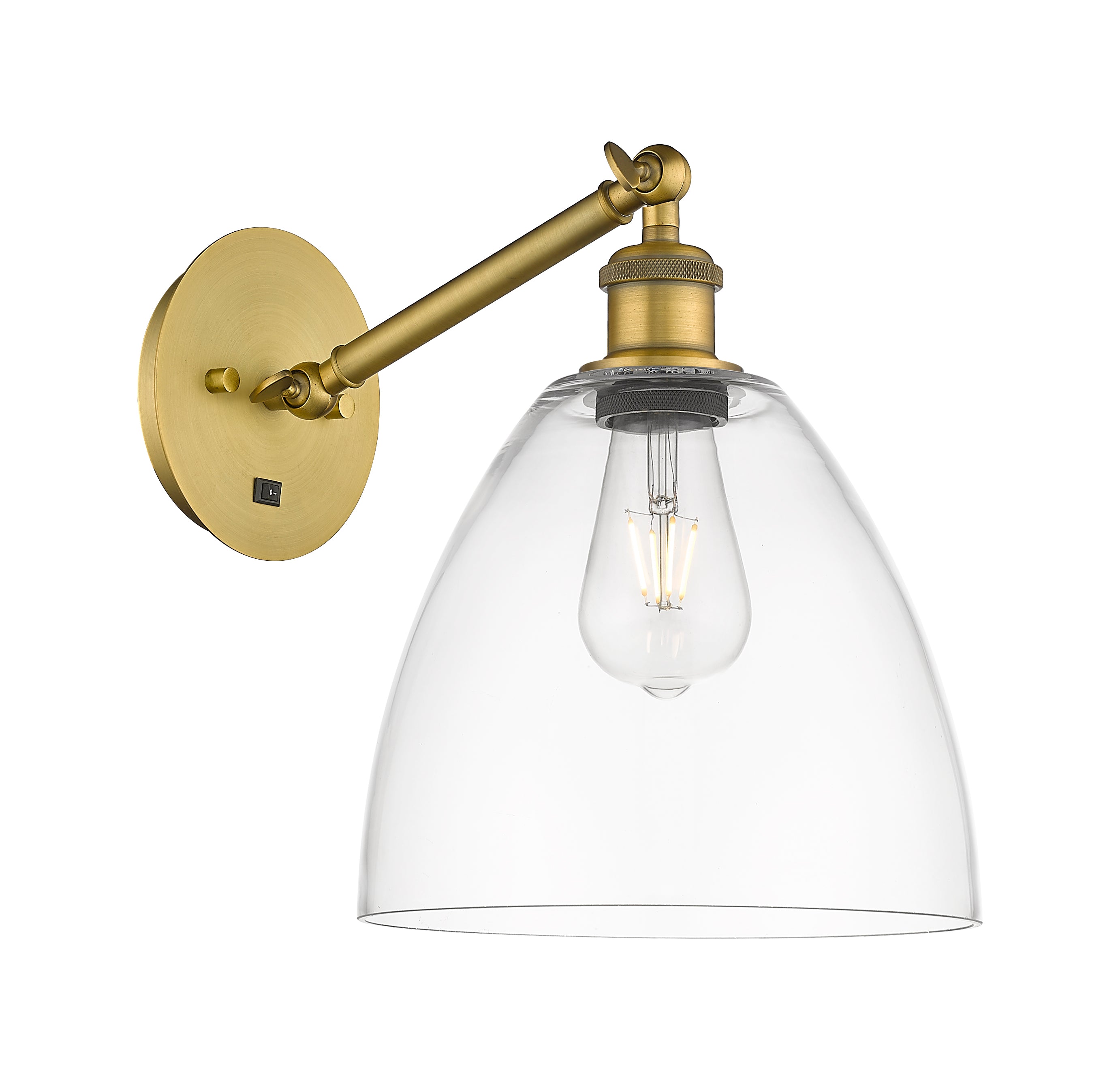 Ballston Sconce Cast Brass Finish
