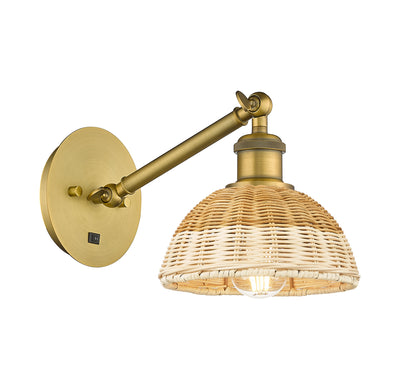 Ballston Sconce Cast Brass 9 Inch Width