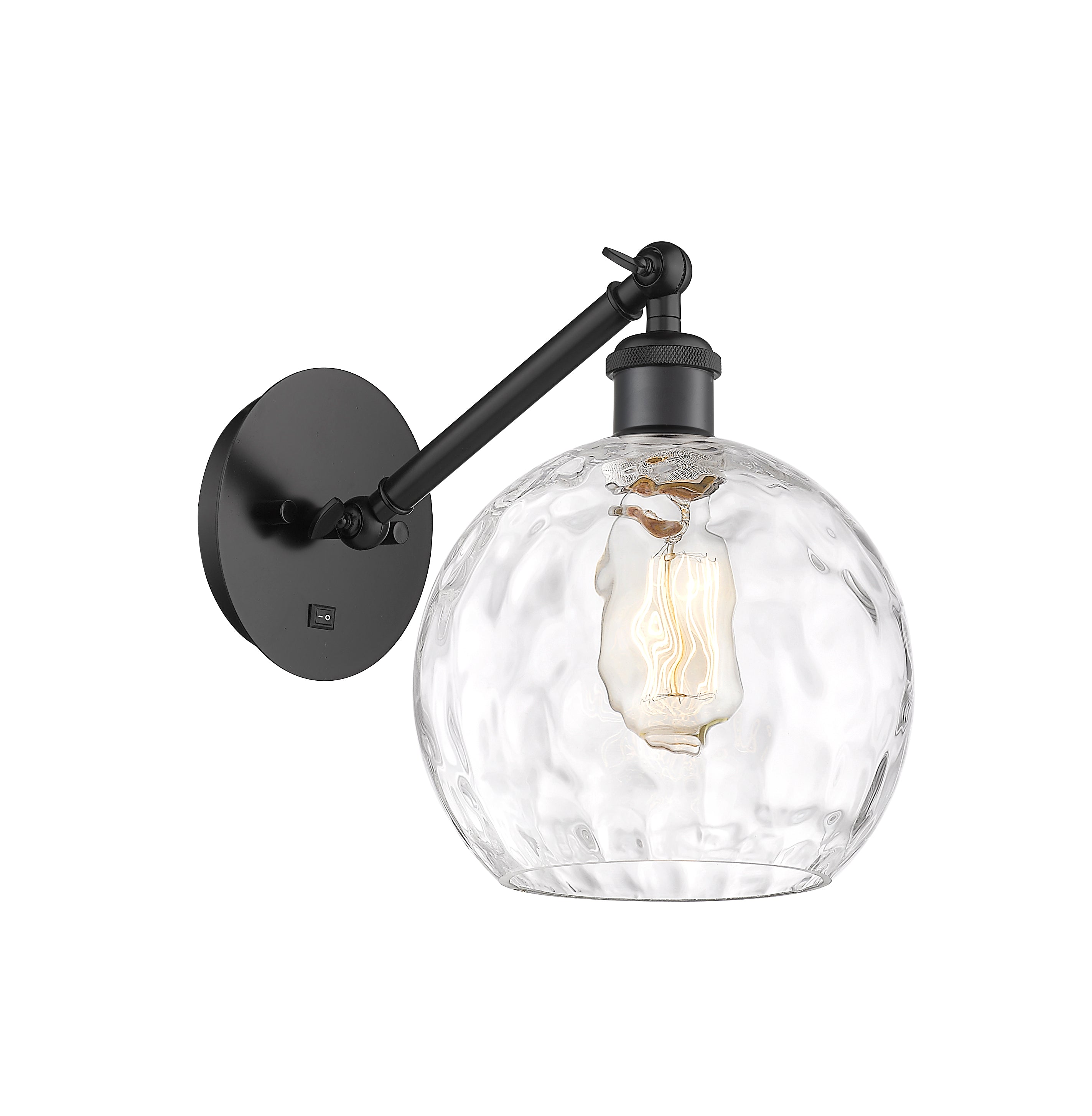 Ballston Sconce Cast Brass Glass Steel