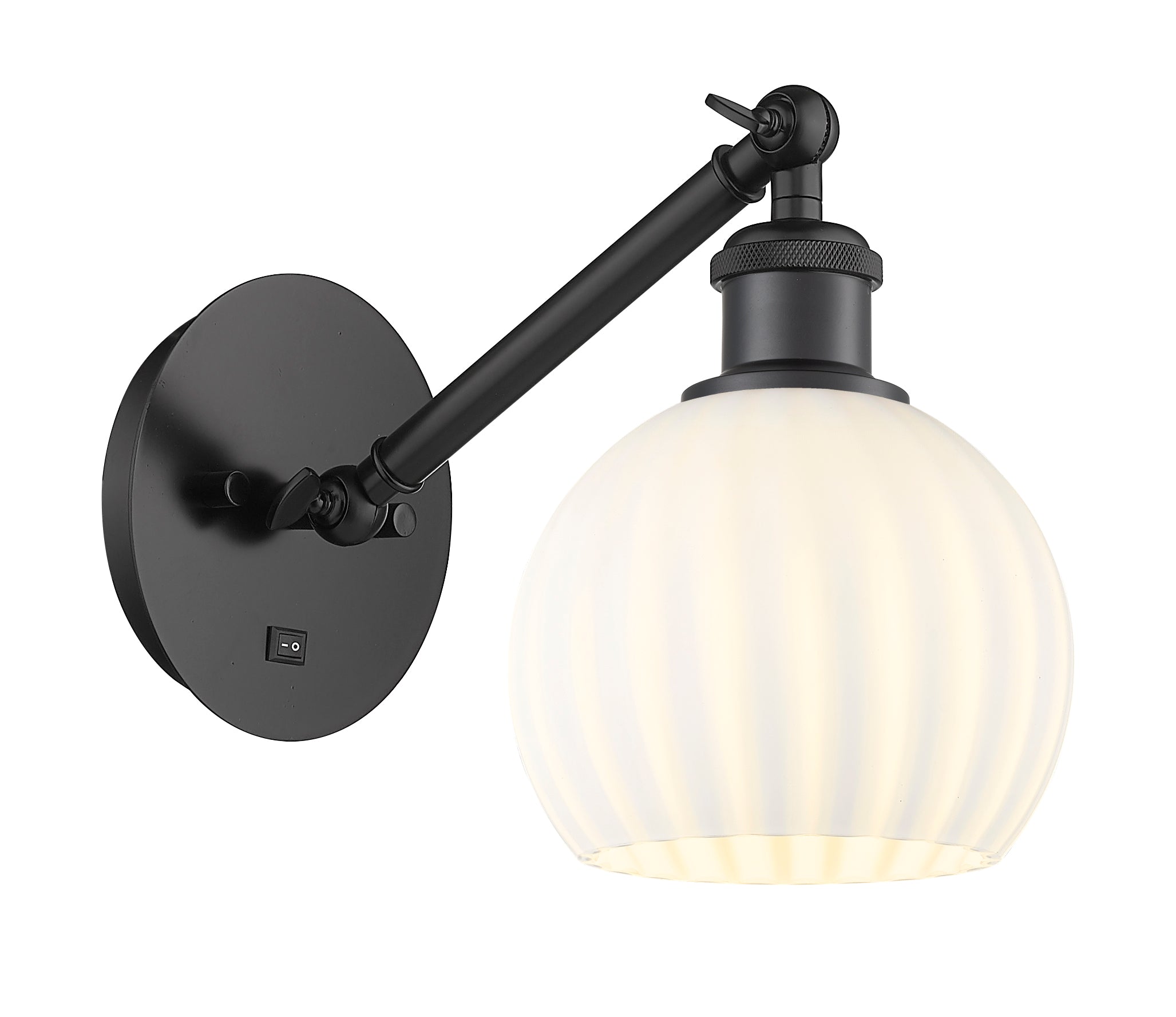 Ballston Sconce Cast Brass Glass Steel