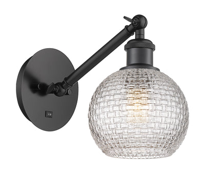 Ballston Sconce Cast Brass Glass Steel