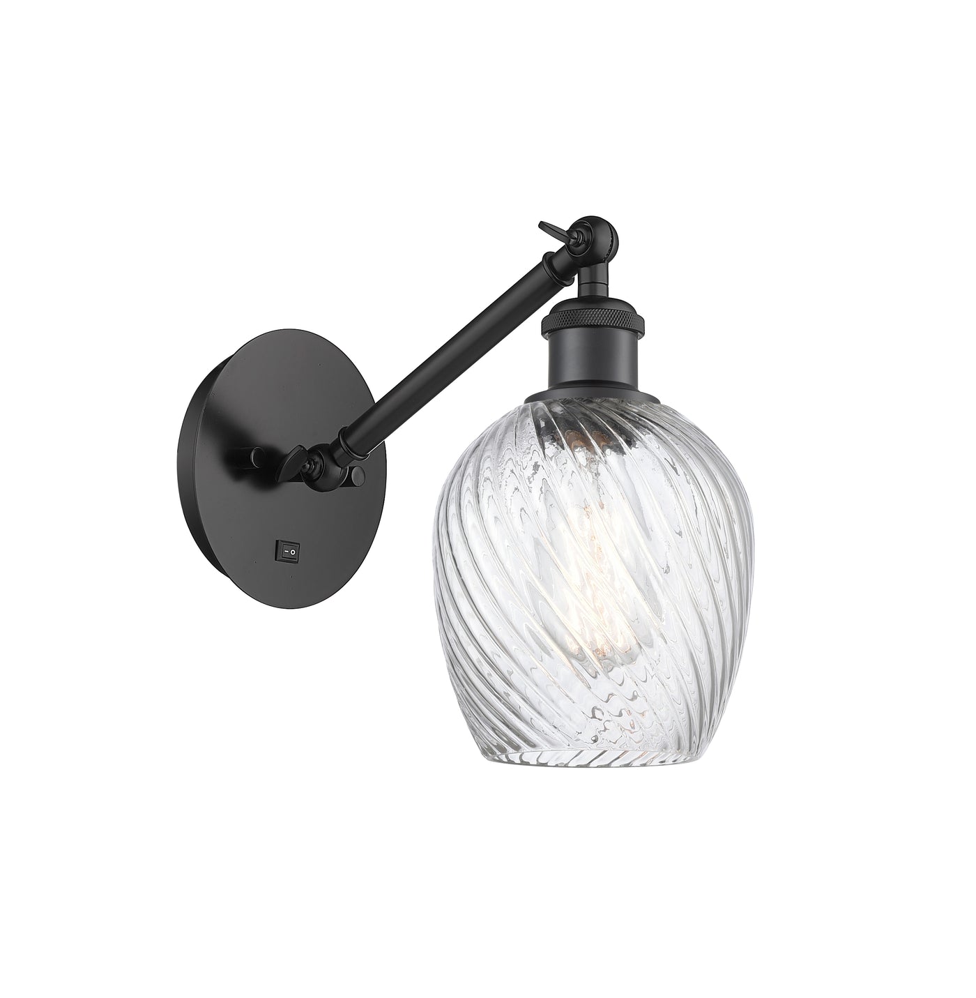 Ballston Sconce Brass Glass Steel