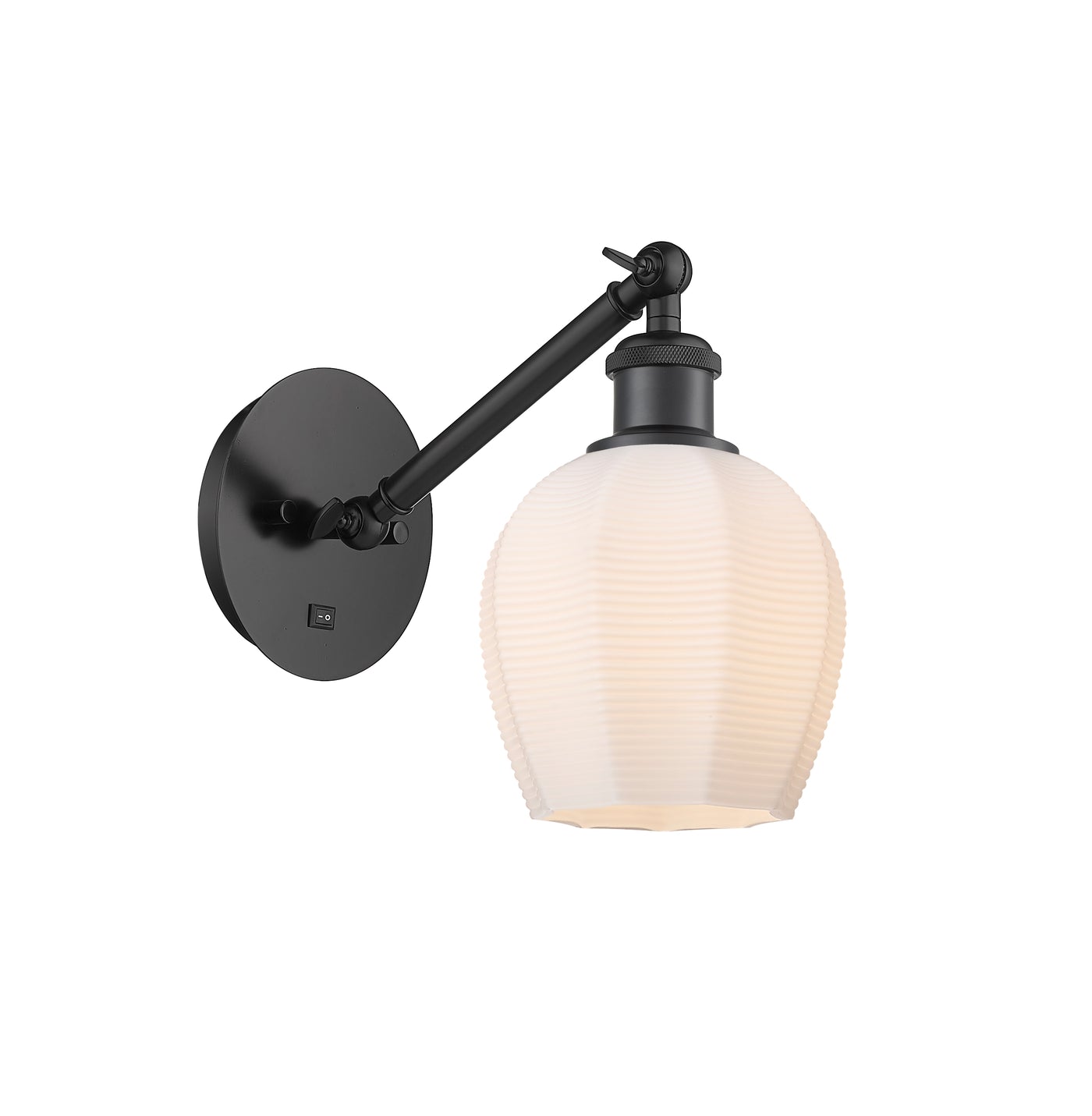 Ballston Sconce Cast Brass Steel Glass