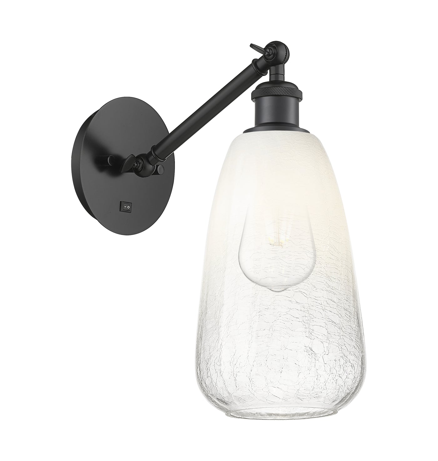 Ballston Sconce Cast Brass Steel Glass