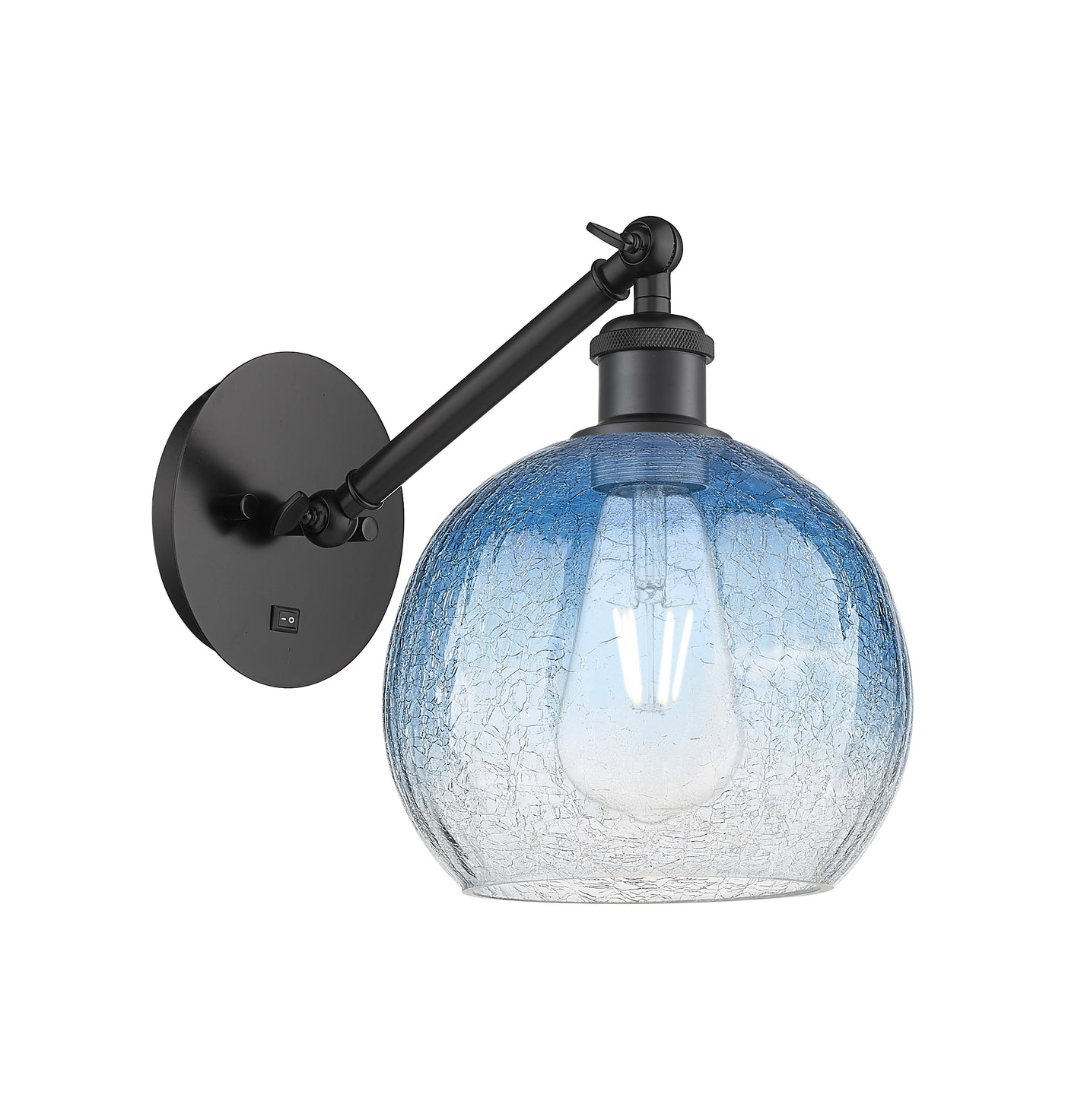 Ballston Sconce Cast Brass Glass Steel