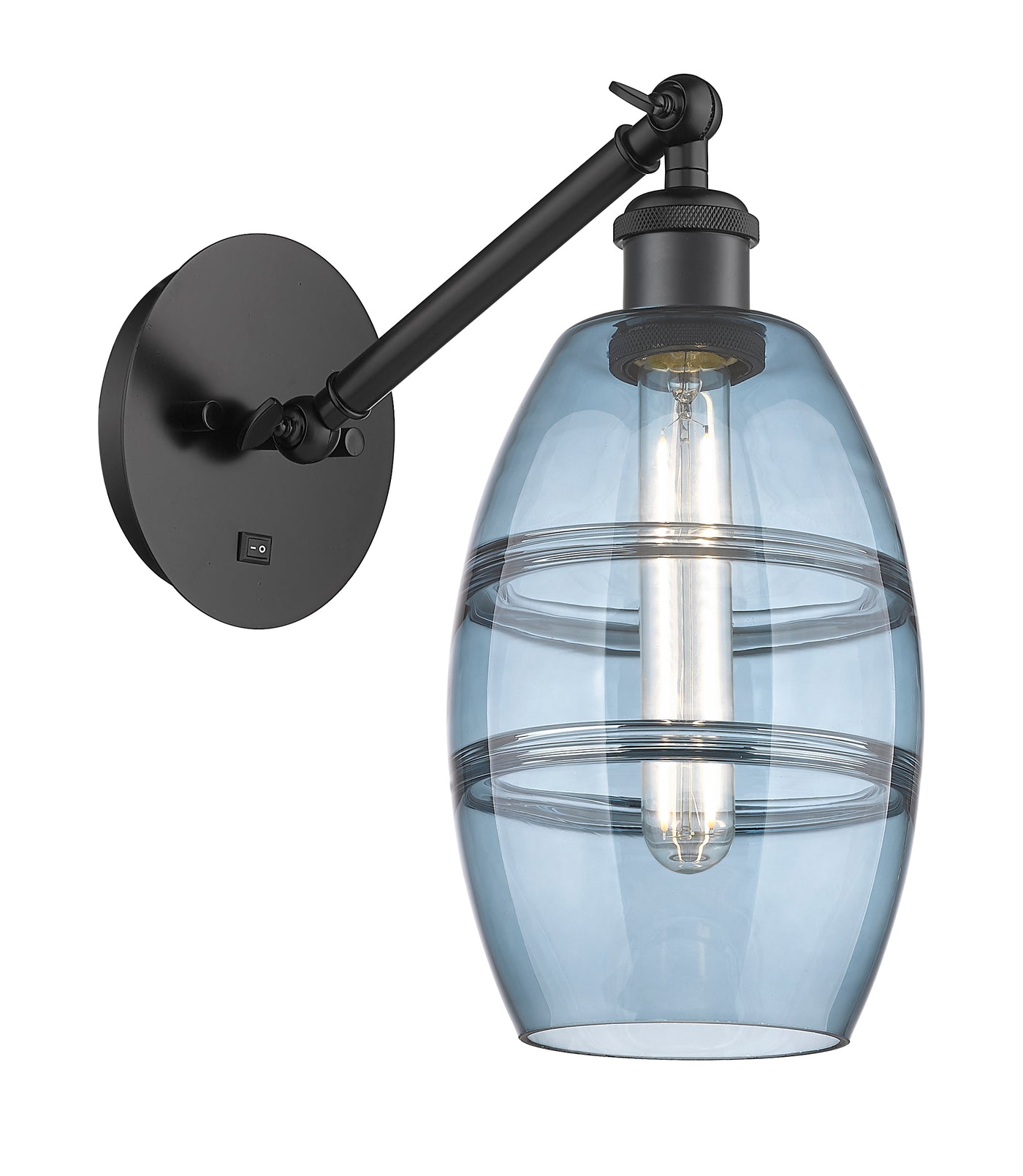 Ballston Sconce Cast Brass Steel Glass