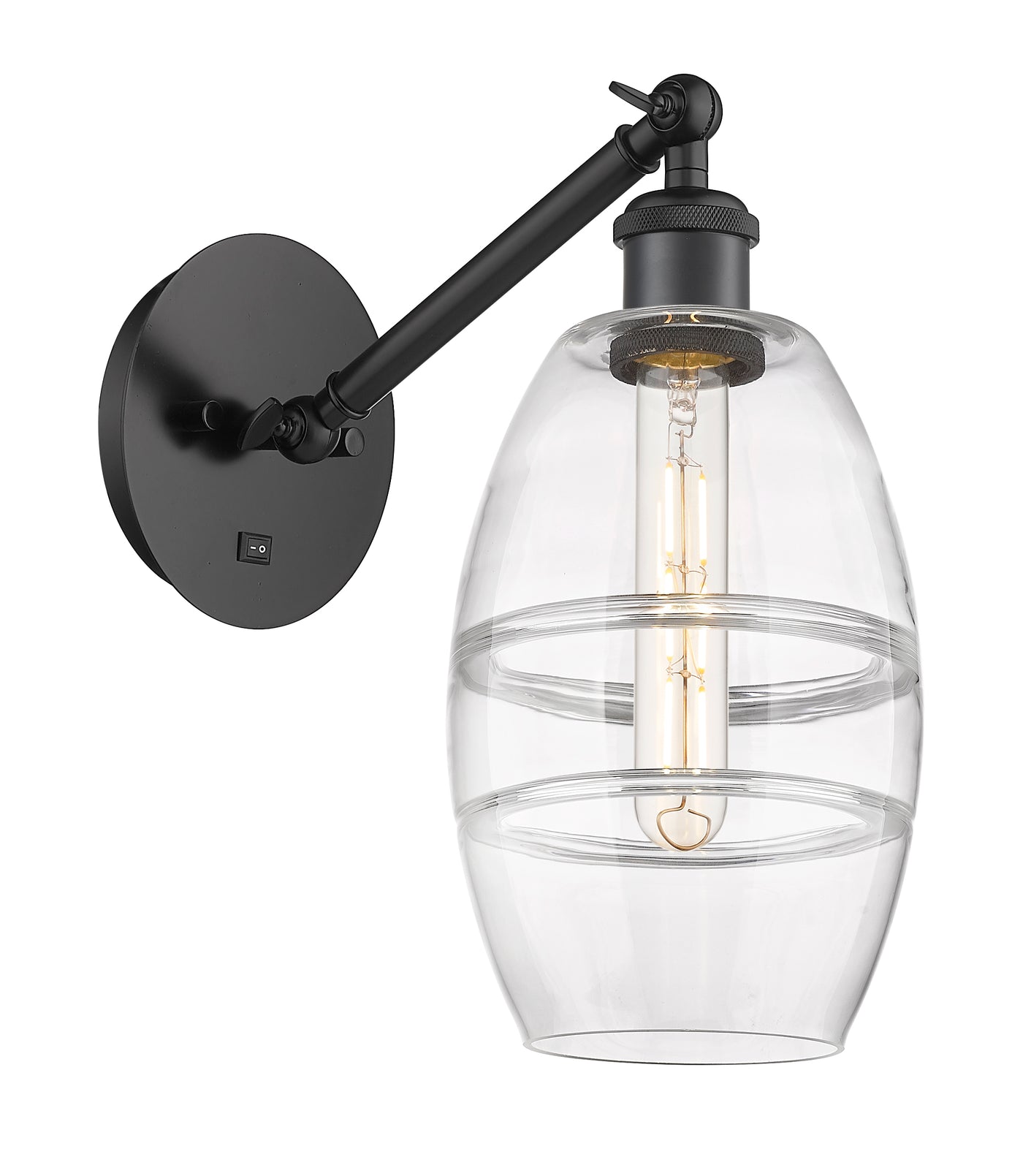 Ballston Sconce Cast Brass Steel Glass