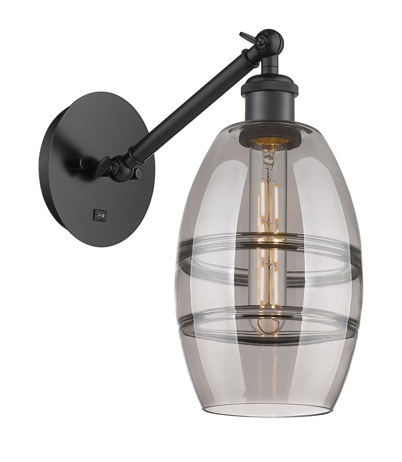Ballston Sconce Cast Brass Steel Glass