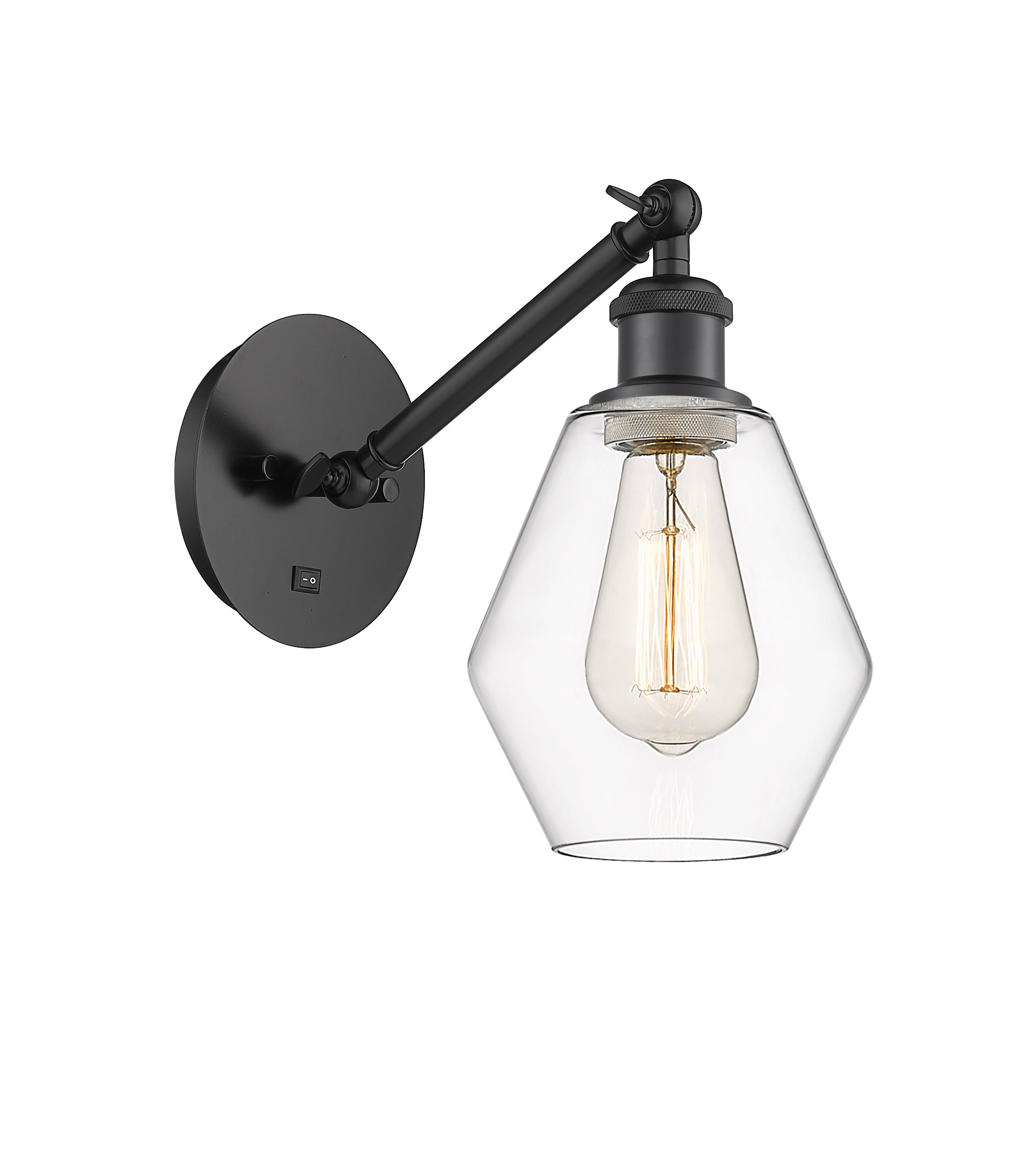 Ballston Sconce Cast Brass Glass Steel