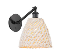 Ballston Sconce Cast Brass Steel Glass