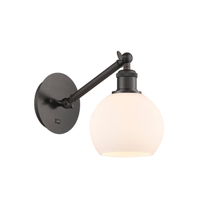 Ballston Sconce Cast Brass Steel Glass