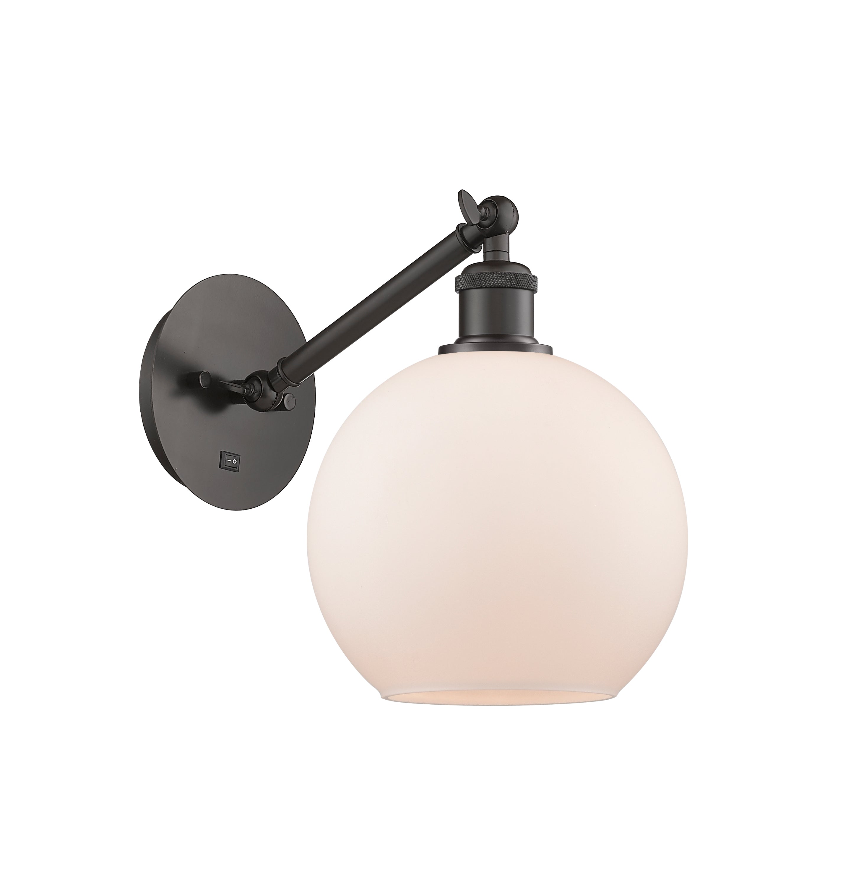 Ballston Sconce Cast Brass Steel Glass