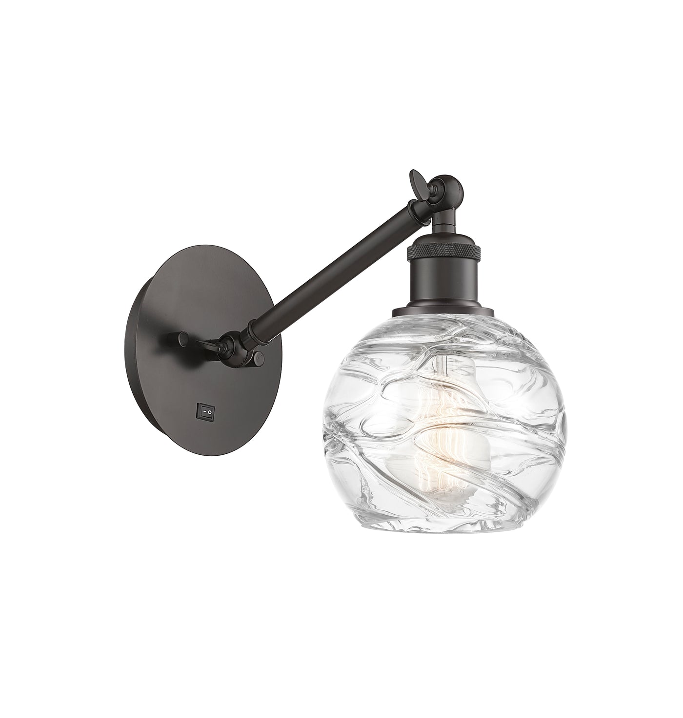 Ballston Sconce Cast Brass Glass Steel