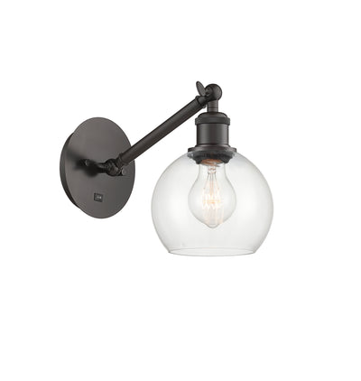 Ballston Sconce Cast Brass Steel Glass