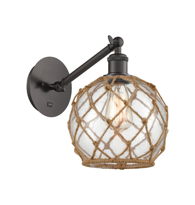 Ballston Sconce Cast Brass Steel Glass