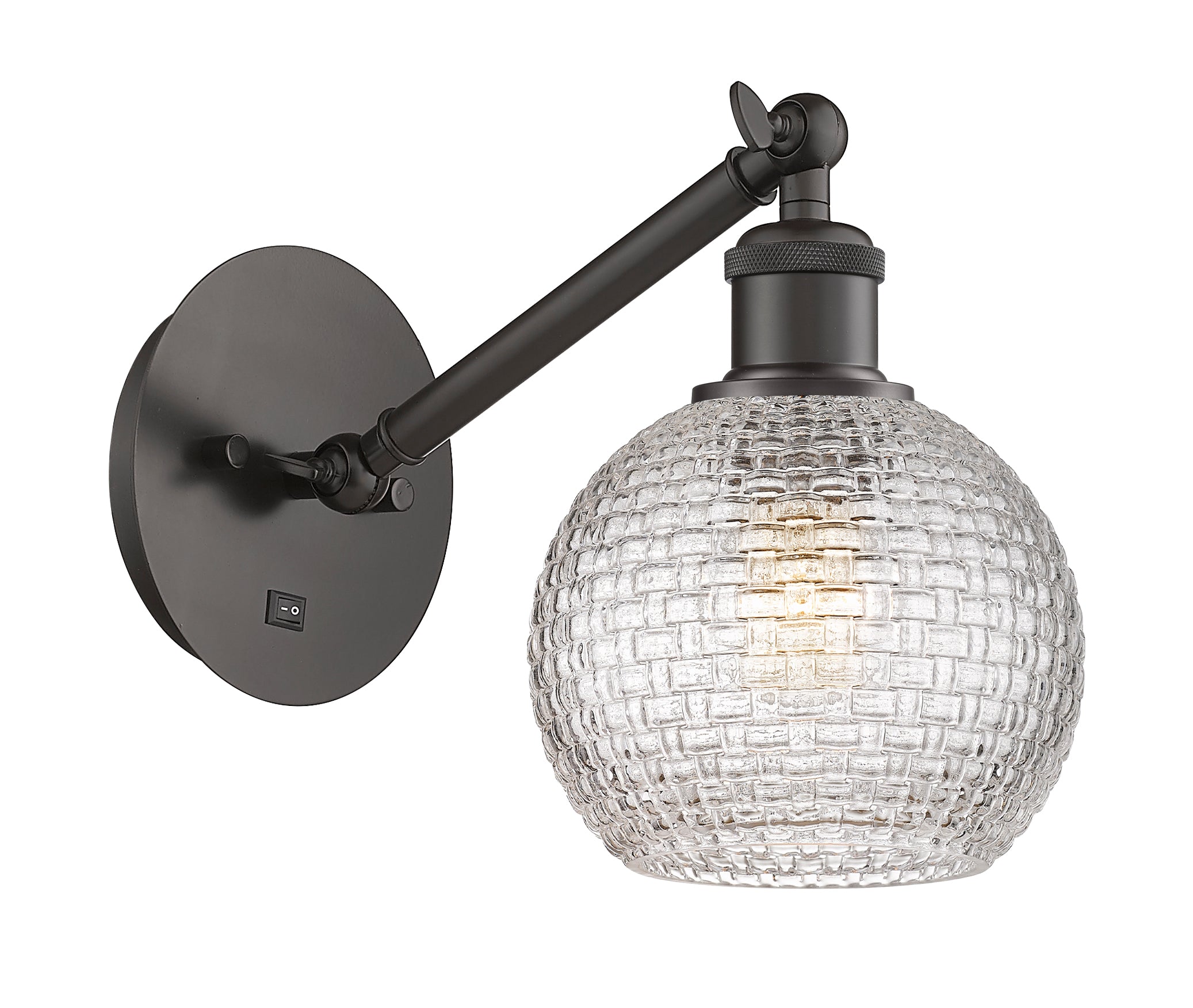 Ballston Sconce Cast Brass Glass Steel