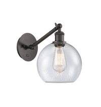 Ballston Sconce Cast Brass Steel Glass