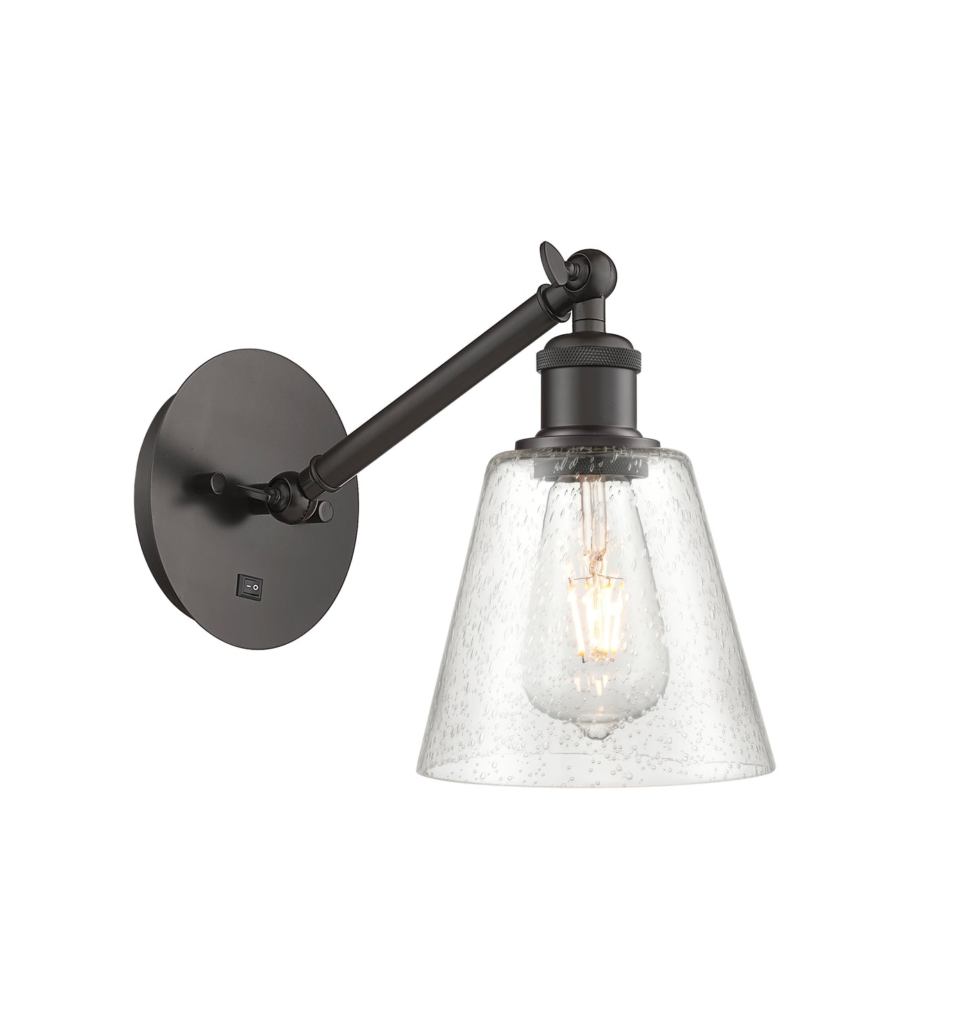 Ballston Sconce Cast Brass With Glass