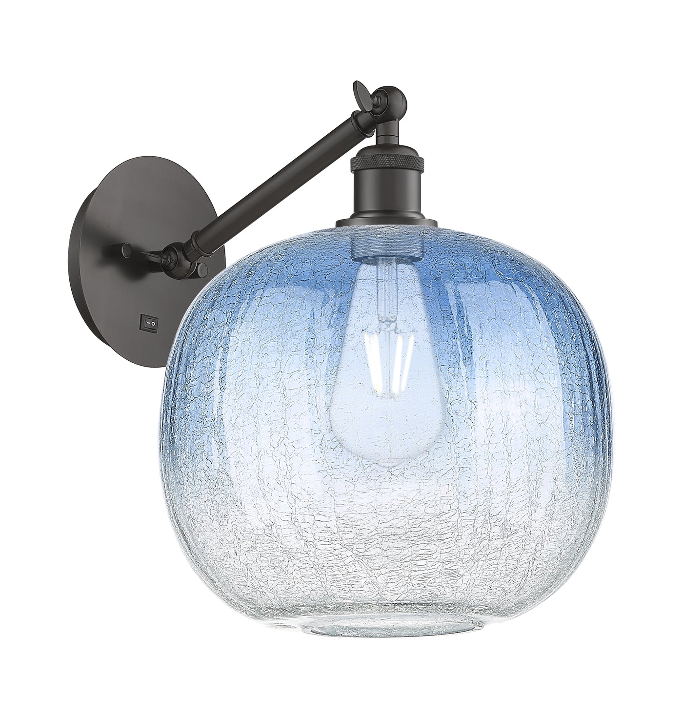 Ballston Sconce Cast Brass Glass Steel