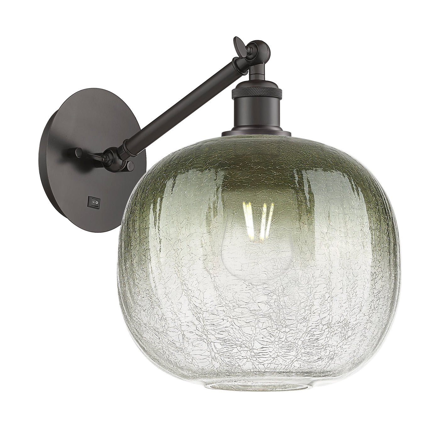 Ballston Sconce Cast Brass Glass Steel