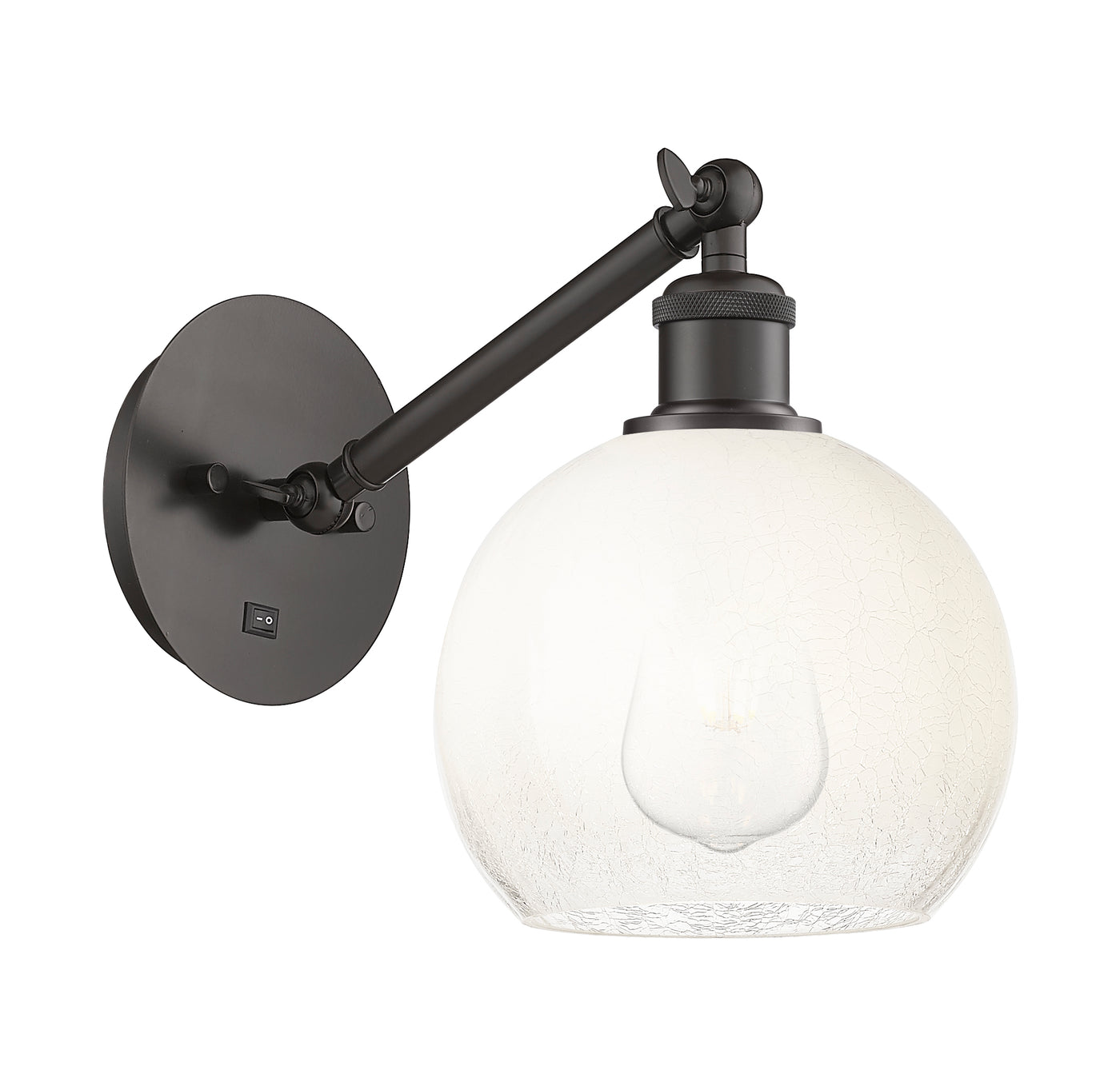 Ballston Sconce Cast Brass Glass Steel
