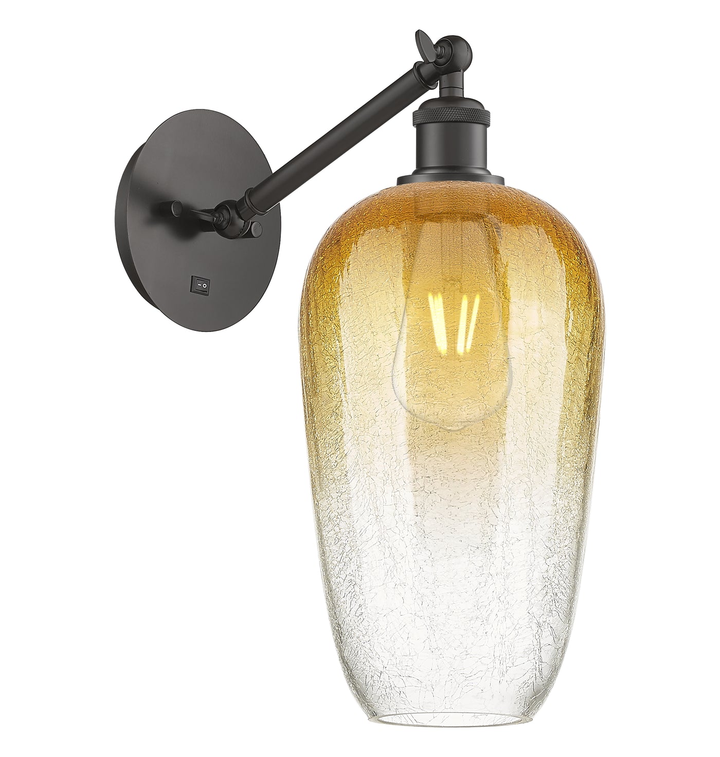 Ballston Sconce Cast Brass Steel Glass