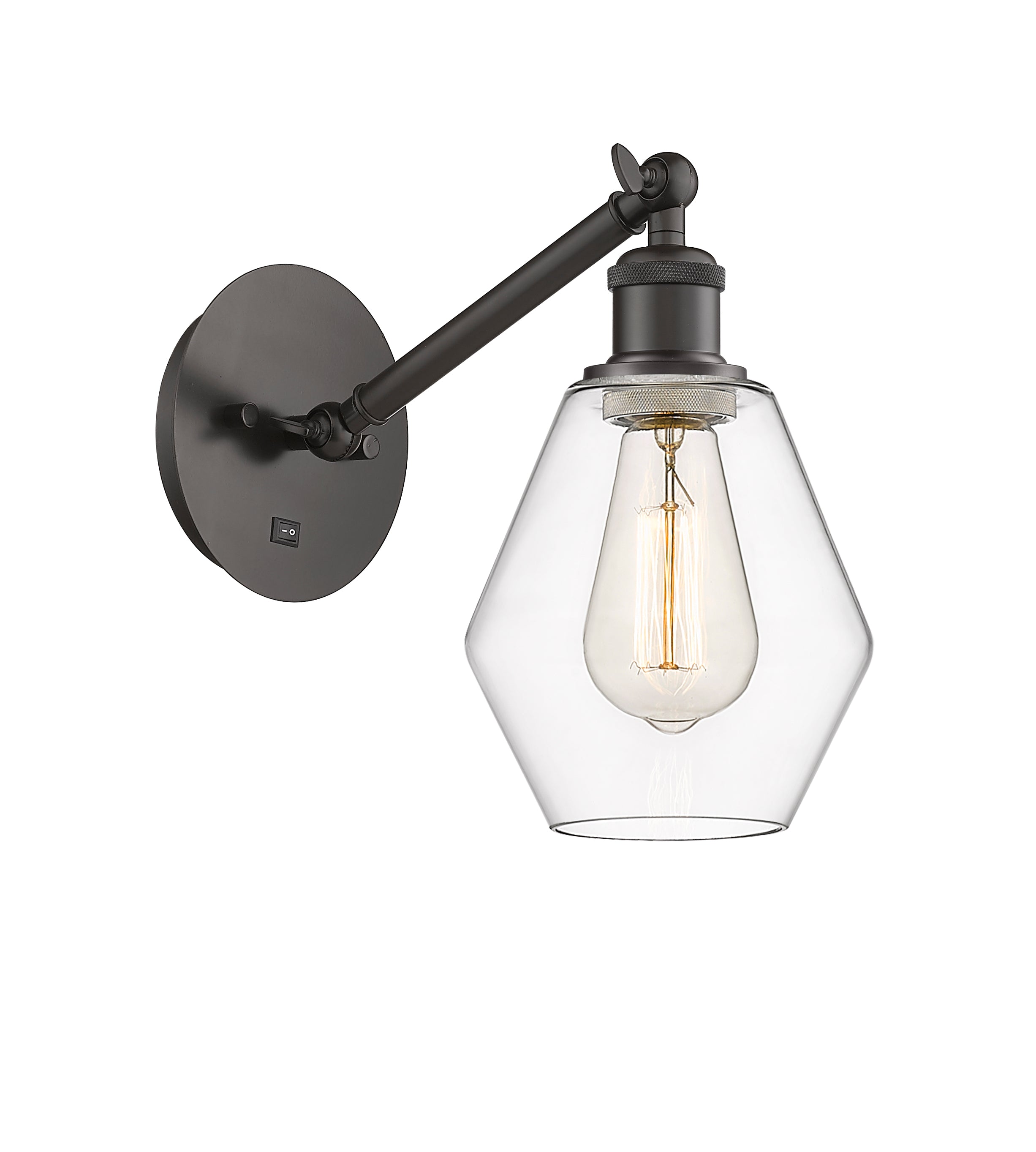 Ballston Sconce Cast Brass Glass Steel