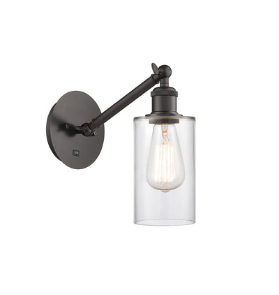 Ballston Sconce Cast Brass Steel Glass