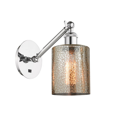 Ballston Sconce Cast Brass Steel Glass