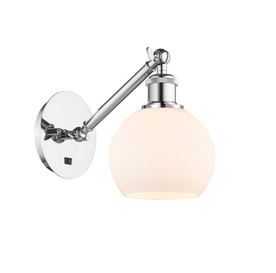 Ballston Sconce Cast Brass Steel Glass