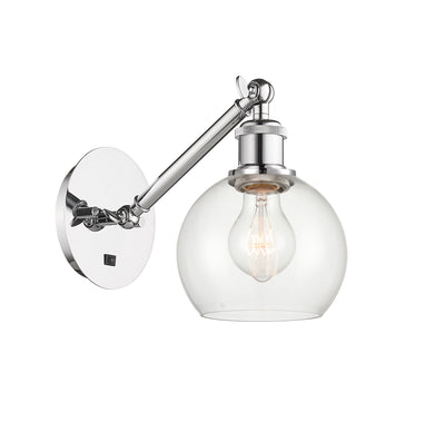 Ballston Sconce Cast Brass Steel Glass